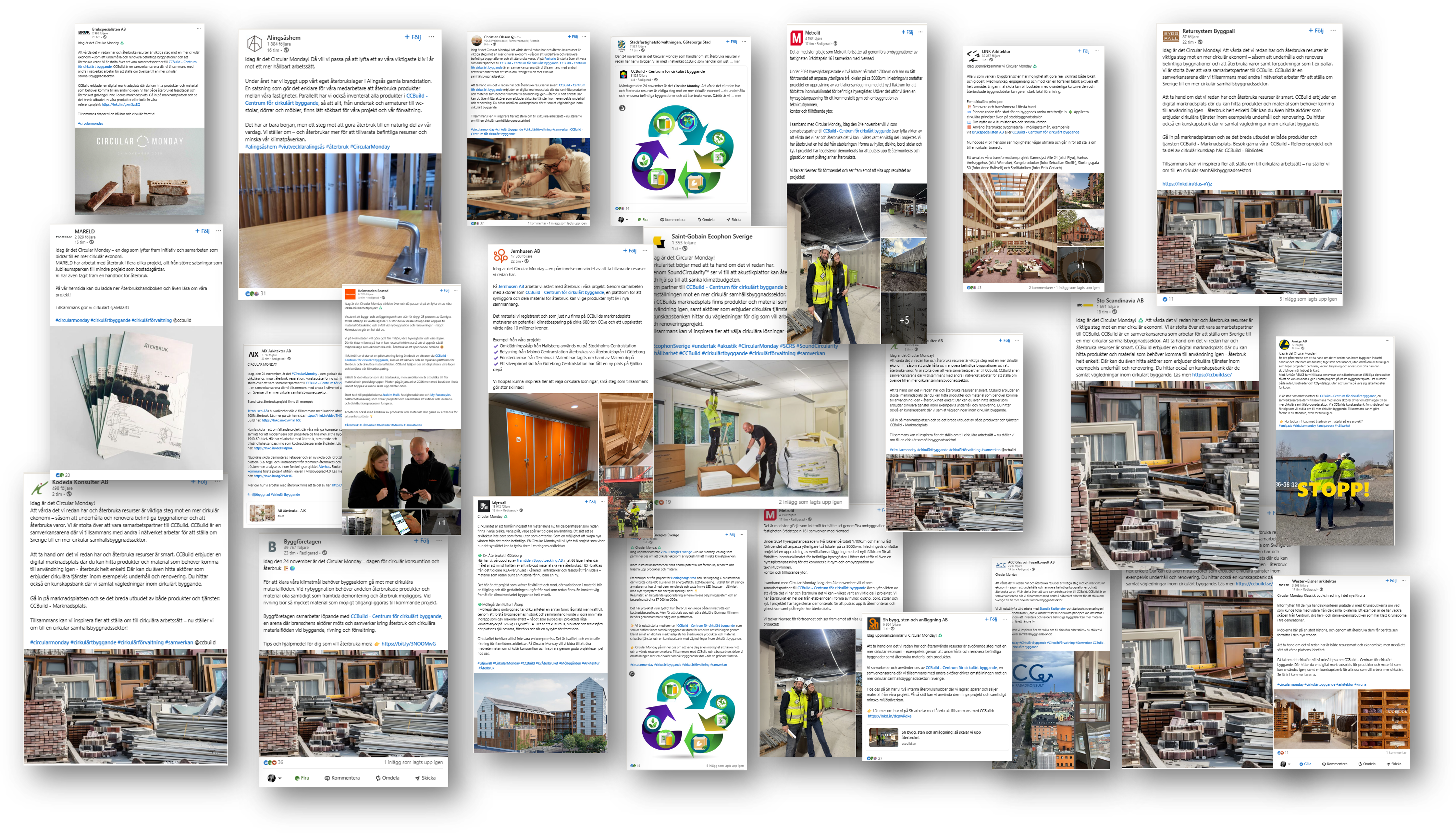 Stort engagemang i CCBuild-nätverket under Circular Monday